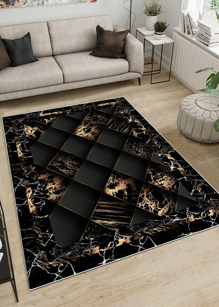 Dot taban dijital baskı halı  - Görsel 4