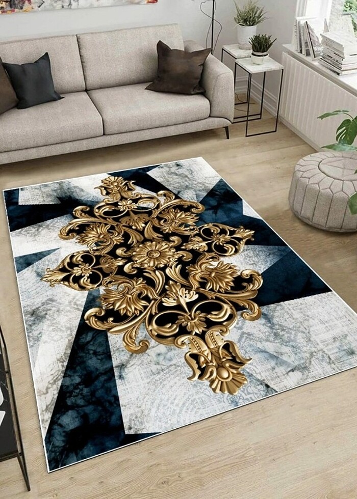 Dot taban dijital baskı halı  - Görsel 5