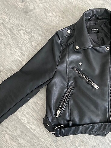 Pull and Bear Pull & Bear deri ceket