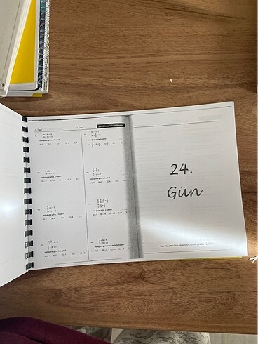 Satıldı Antremanlarla matematik1. Ve 2.kitap