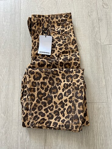 Bershka leopar pantolon