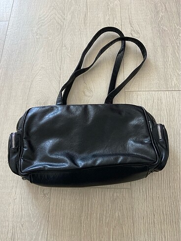 Stradivarius Stradivarius çok cepli siyah çanta