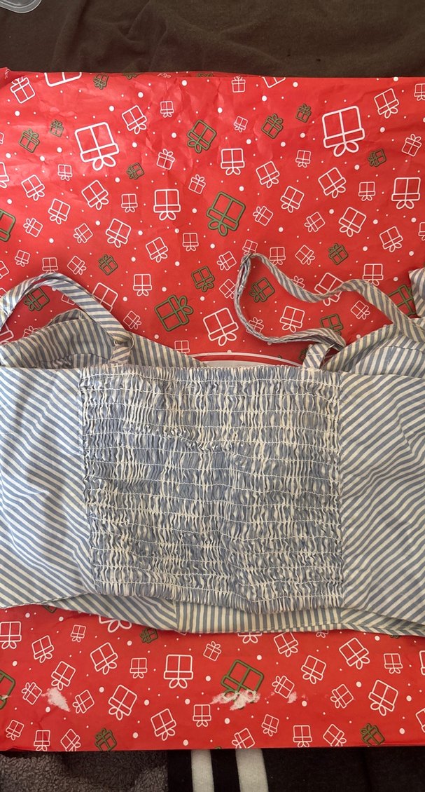 Çizgili, Fermuarlı, Askılı Bustiyer - Görsel 3