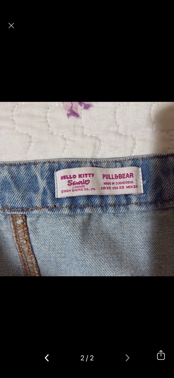 Kadın Mavi Straplez Denim Ceket - Görsel 2