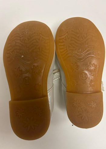 Kız Çocuk Gümüş Tokalı Babet Ayakkabı - Görsel 3