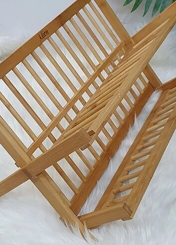 BAMBU KATLANABİLİR TABAKLIK RAF 