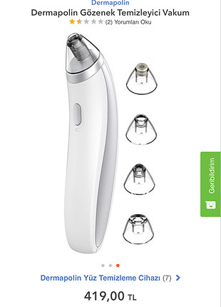 Bioderma dermapolin gözenek temizleyici vakum