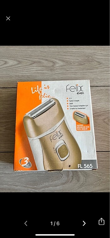 felix epilatör epilasyon aleti