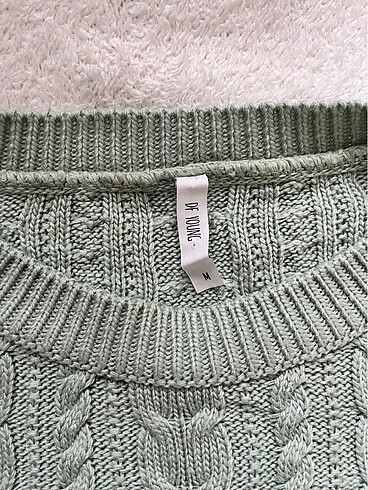 Defacto defacto mint yeşil crop kazak