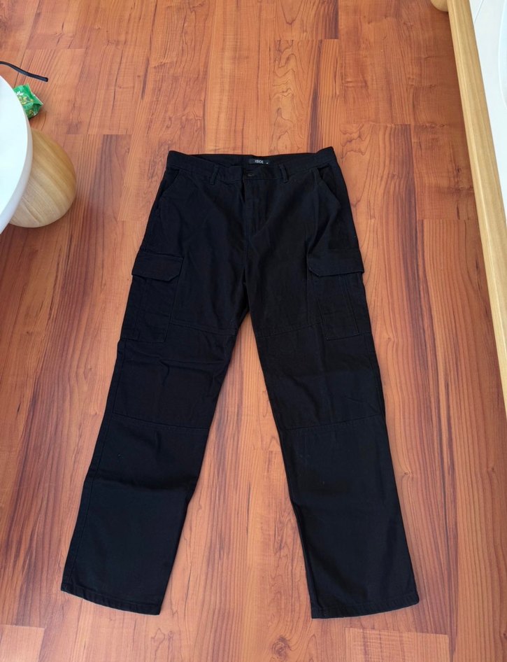 Siyah  Rahat Kesim Erkek Pantolon sıfır - Görsel 3