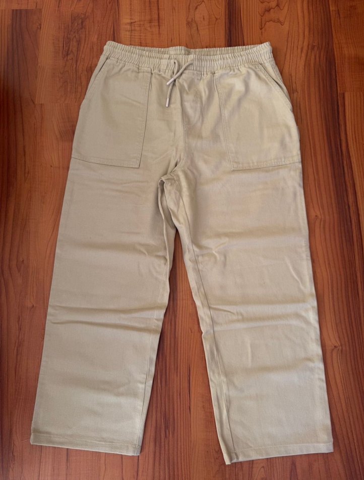 Bej Pamuk Rahat Kesim Erkek Pantolon - Görsel 3