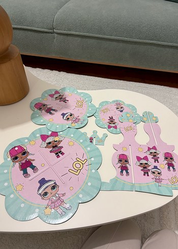 Pastel Renkli LOL Parti Süsleri - Görsel 2