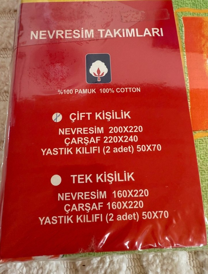 Çiçek Desenli Çok Renkli Pamuk Nevresim Takımı - Görsel 5