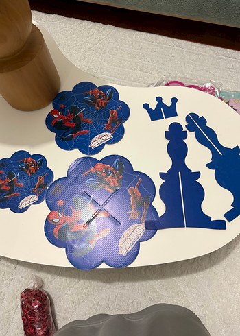 Renkli PJ Masks Parti Süsleri çift taraflı - Görsel 3