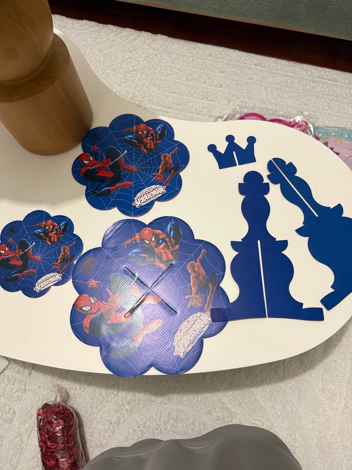 Renkli PJ Masks Parti Süsleri çift taraflı - Görsel 3