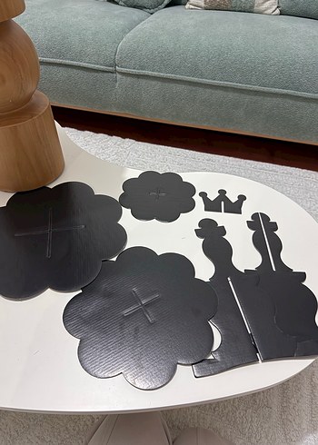 Siyah cupcake standı - Görsel 2