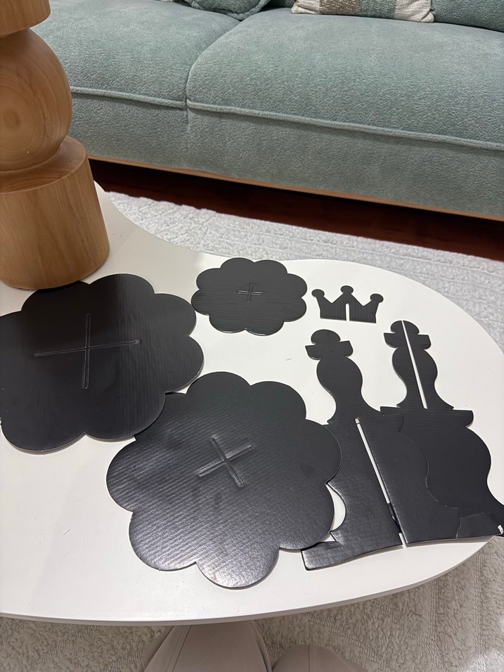 Siyah cupcake standı - Görsel 2