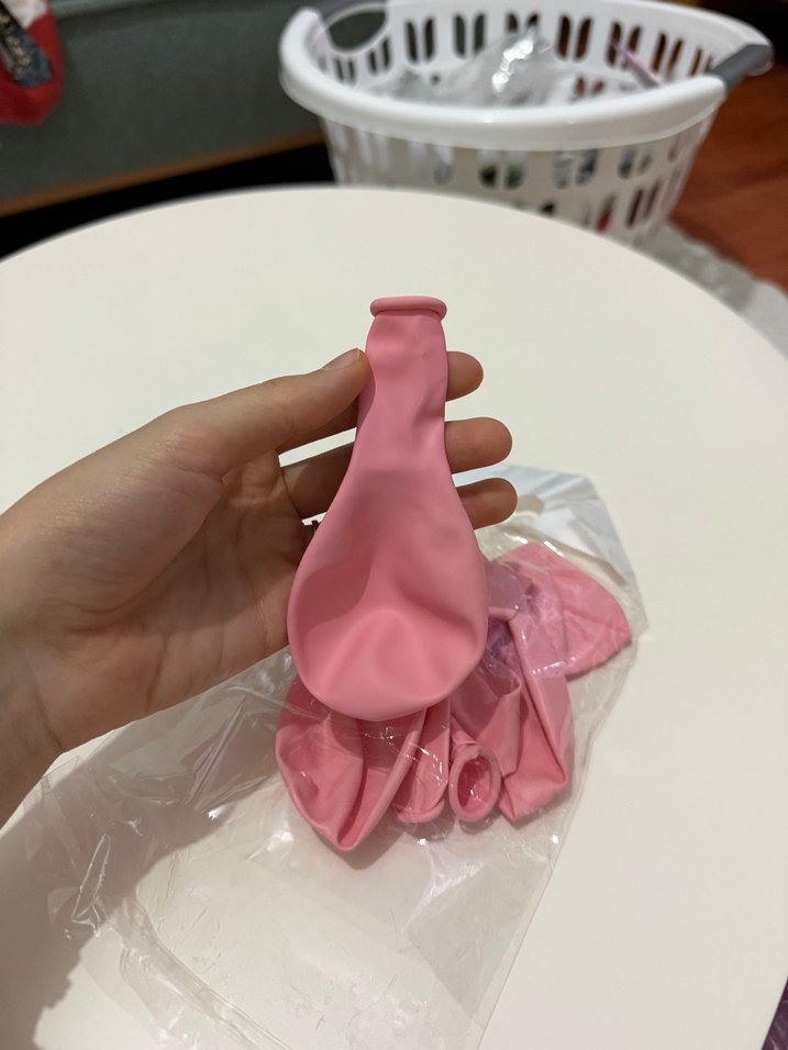 Pastel Pembe 8 adet balon - Görsel 2