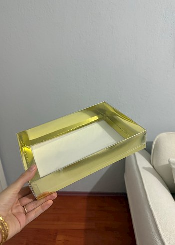 Parlak Altın kutu - Görsel 2