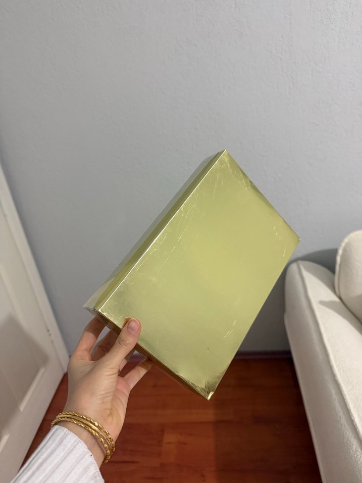 Parlak Altın kutu - Görsel 4