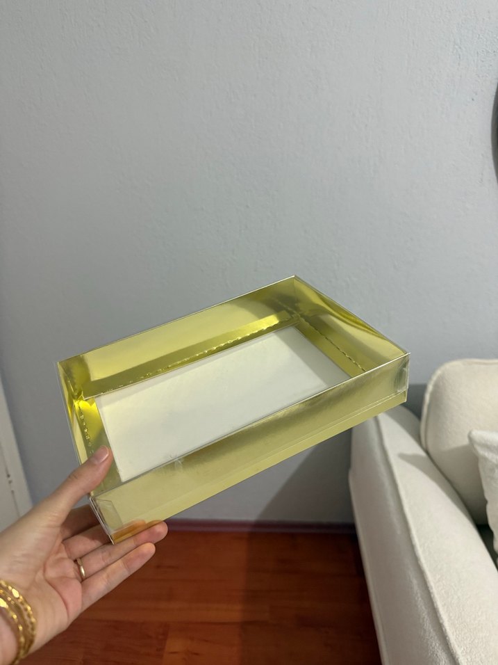 Parlak Altın kutu - Görsel 2