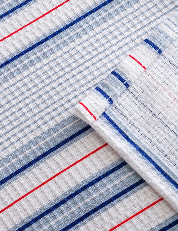 Mavi Çizgili pike takımı - Görsel 4