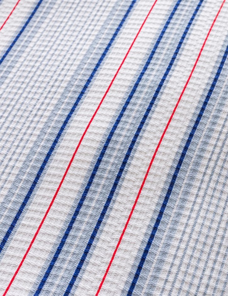 Mavi Çizgili pike takımı - Görsel 3