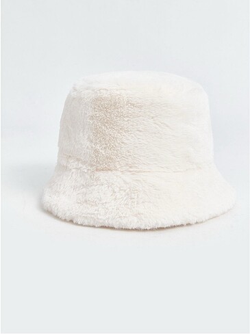 Peluş kadın bucket şapka