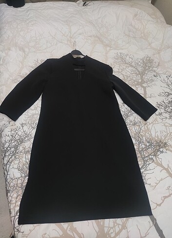 xl Beden siyah Renk Midi elbise