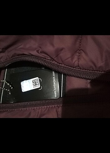 xs Beden bordo Renk Lumberjack kadın mont #kadınmont