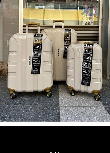 İvs 3lü kırılmaz bavul seti - Görsel 3