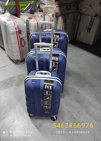 İvs 3lü kırılmaz bavul seti - Görsel 7