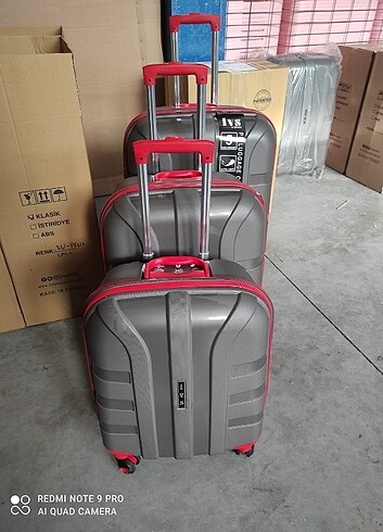 İvs 3lü kırılmaz bavul seti - Görsel 9