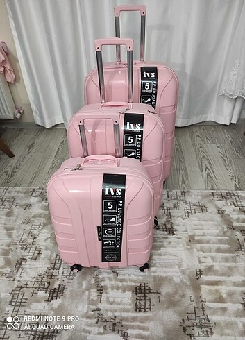 İvs 3lü kırılmaz bavul seti - Görsel 14