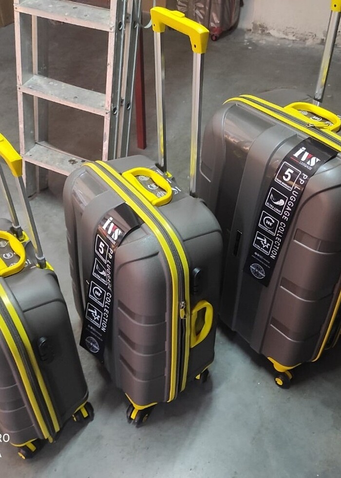 İvs 3lü kırılmaz bavul seti - Görsel 2