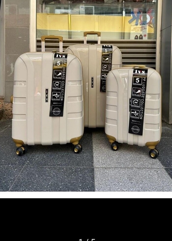 İvs 3lü kırılmaz bavul seti - Görsel 3