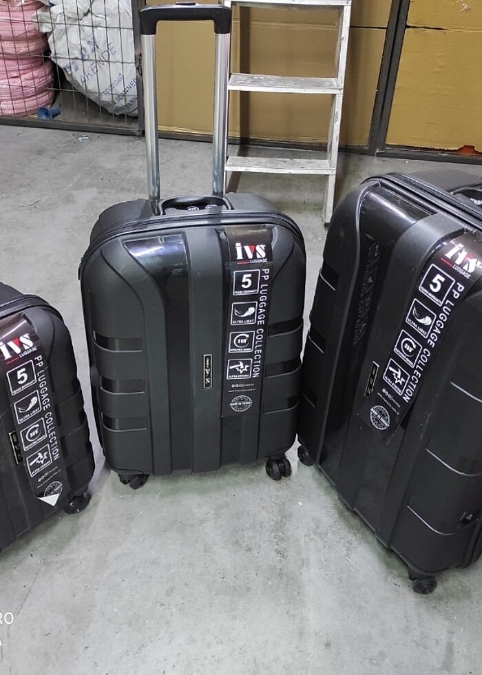 İvs 3lü kırılmaz bavul seti - Görsel 4