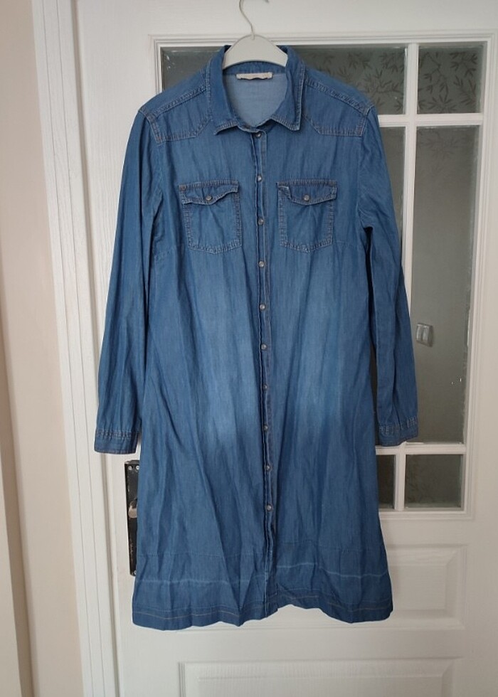 Kot gömlek tunik - Görsel 2