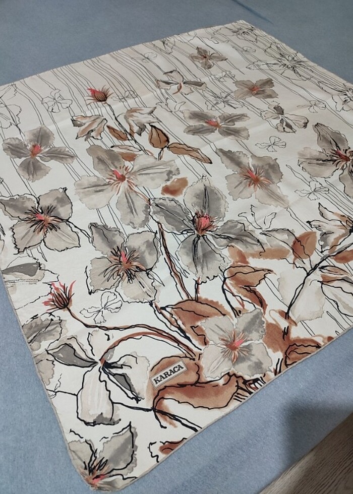 Karaca ipek eşarp - Görsel 4