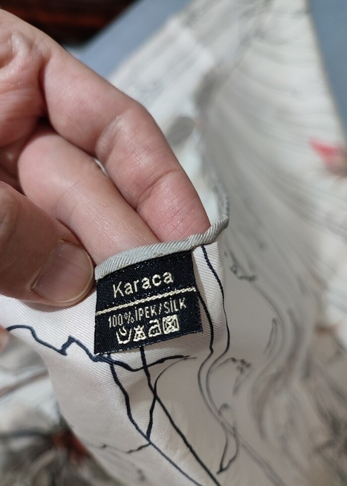 Karaca ipek eşarp - Görsel 5