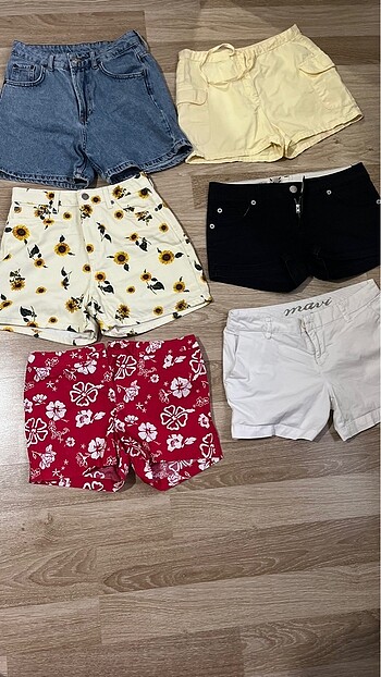 Şort yüksek bel - Görsel 2