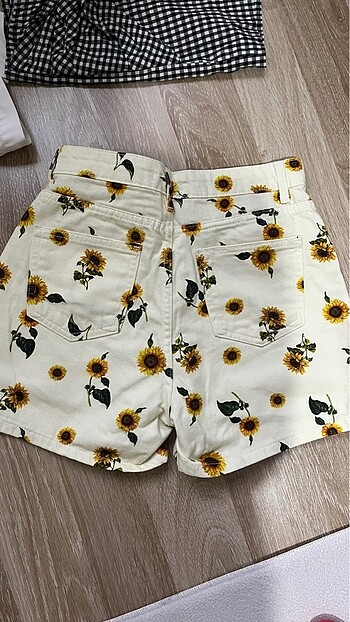 Şort yüksek bel - Görsel 6