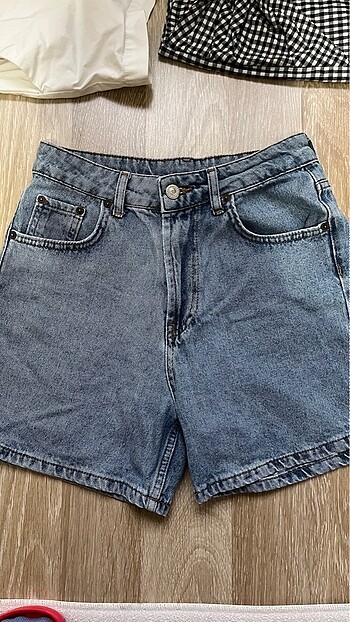 Şort yüksek bel - Görsel 18