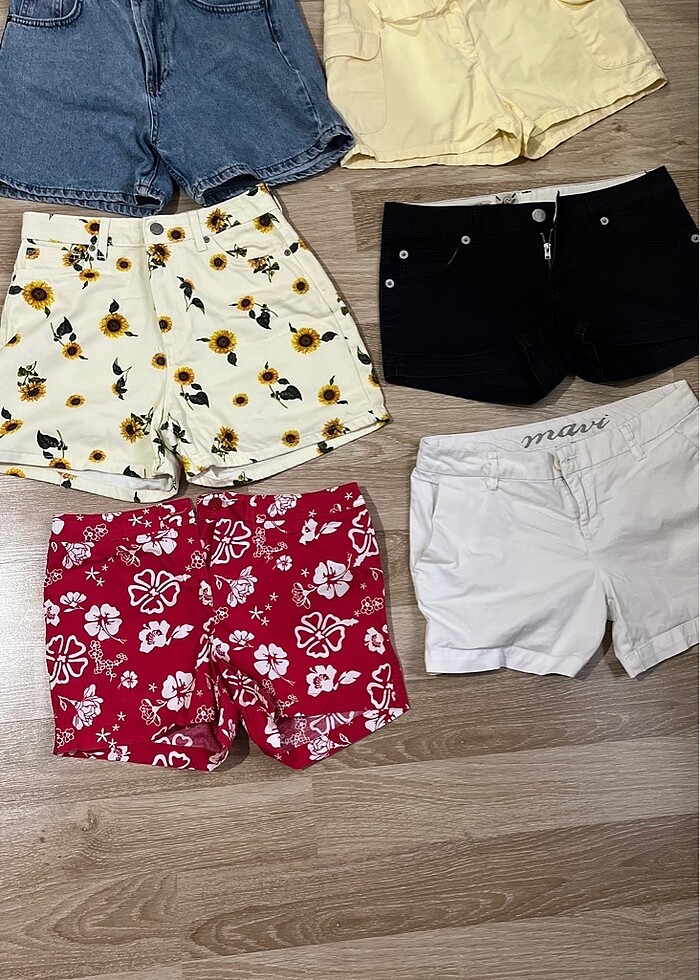 Şort yüksek bel - Görsel 2