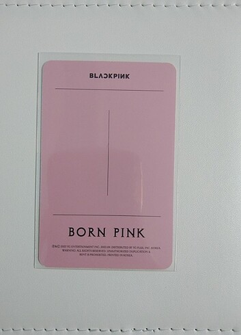  blackpink lisa born pink album pc