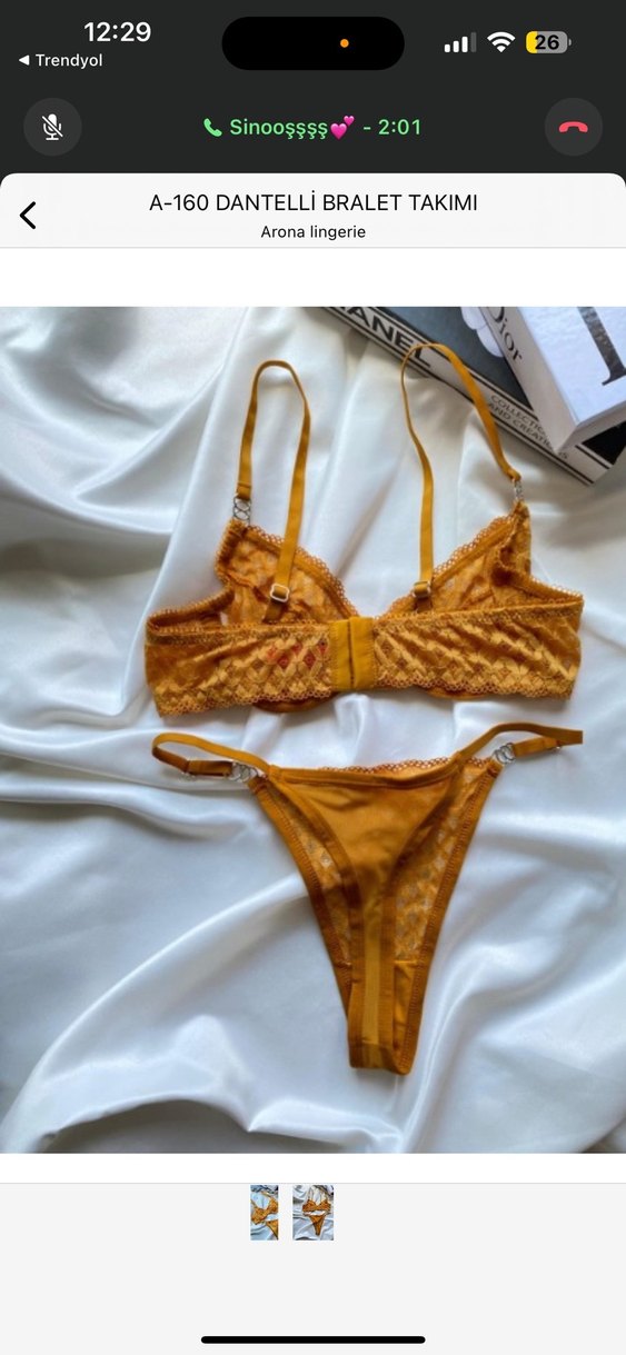 Parlak Sarı Bohem Vintage Sütyen - Görsel 2