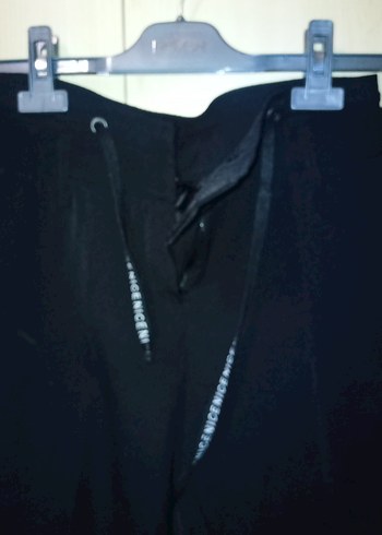 Kadın Siyah Kemerli Kumaş Pantolon - Görsel 9