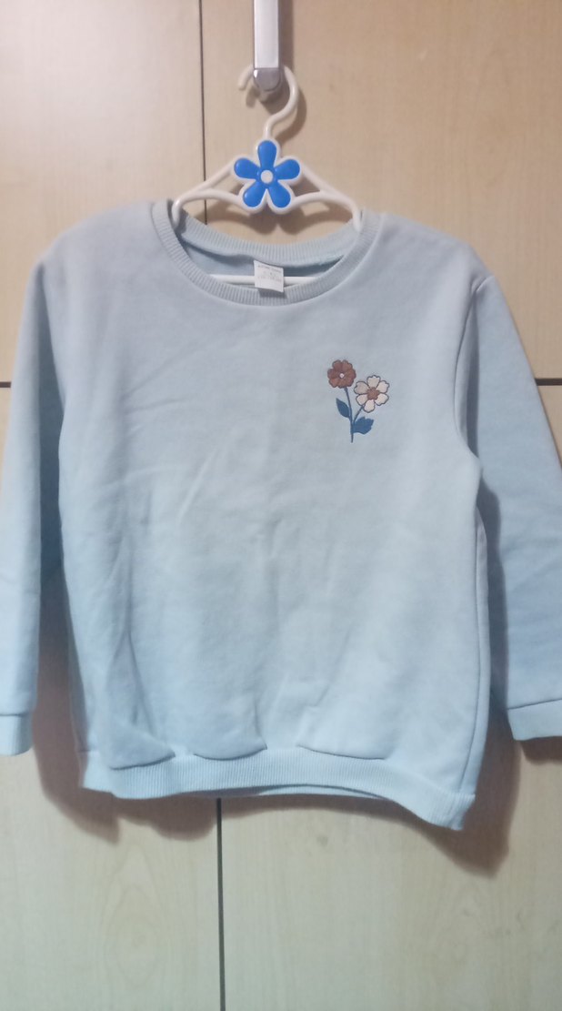 Mavi Kız Çocuk Sweatshirt Uzun Kollu - Görsel 2