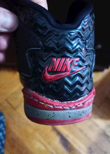 Gri Bağcıklı Basketbol Ayakkabısı 32 numara - Görsel 4