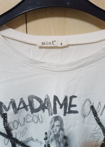 Baskılı Beyaz Kadın Sweatshirt - Görsel 4